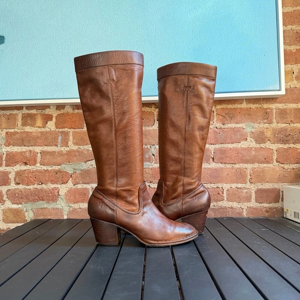 Vintage Frye Rory Scrunch Heeled Boot